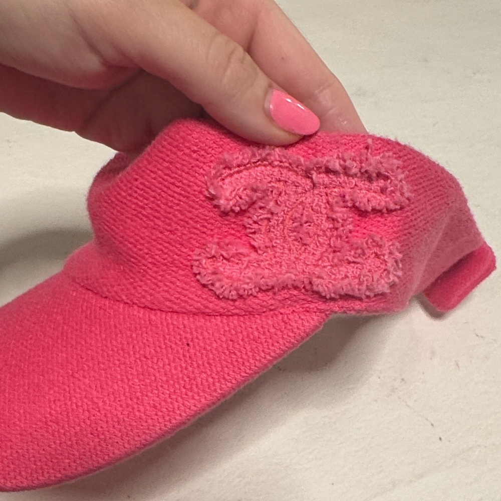 Chanel Pink terry Visor - Picture 4 of 8